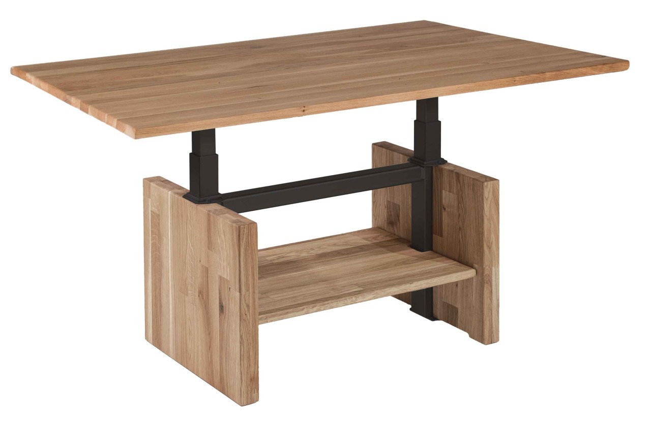 Thomas Couchtisch wildeiche höhenverstellbar