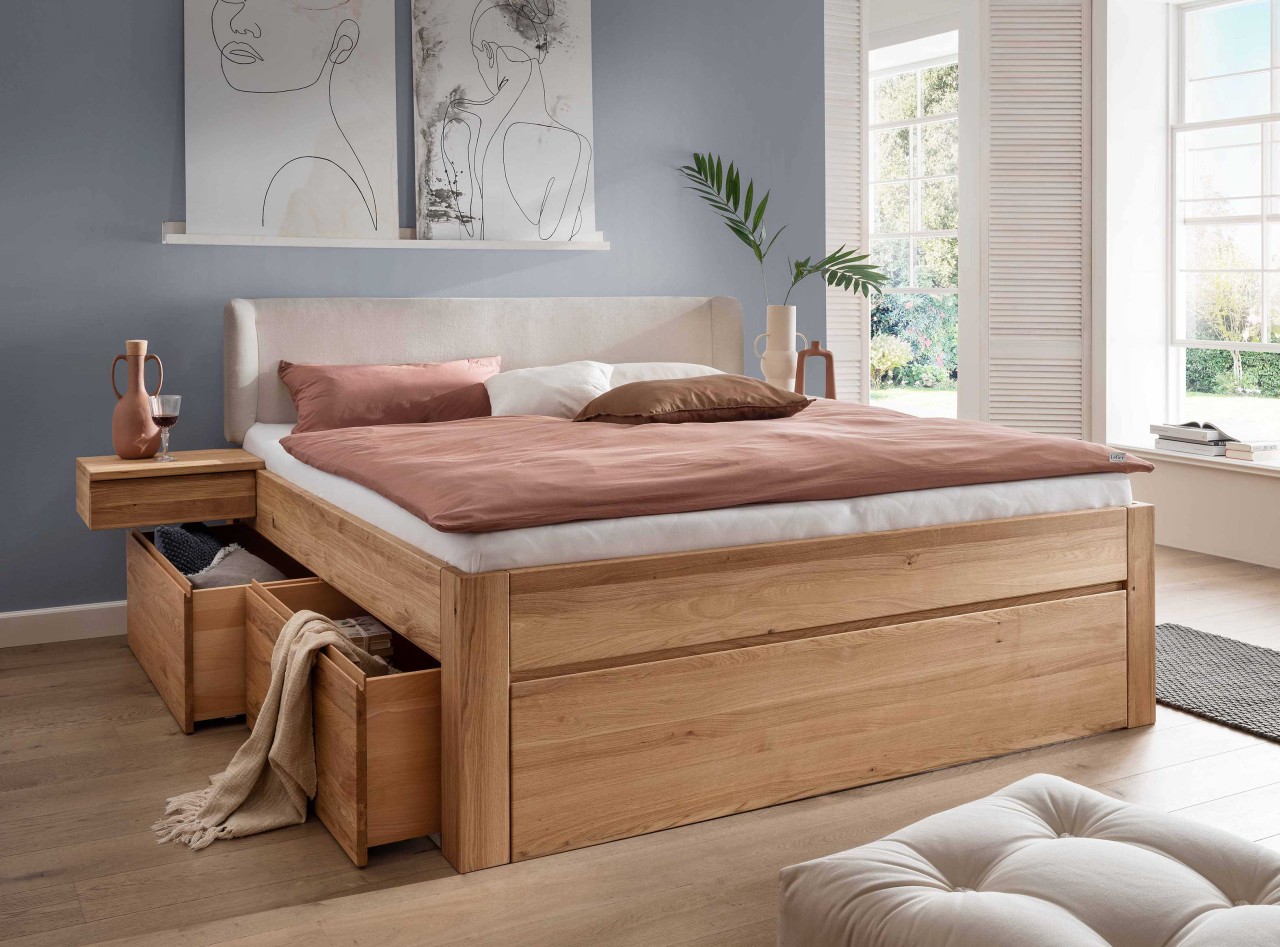 Cleveland massiv Holz Bett 140x200