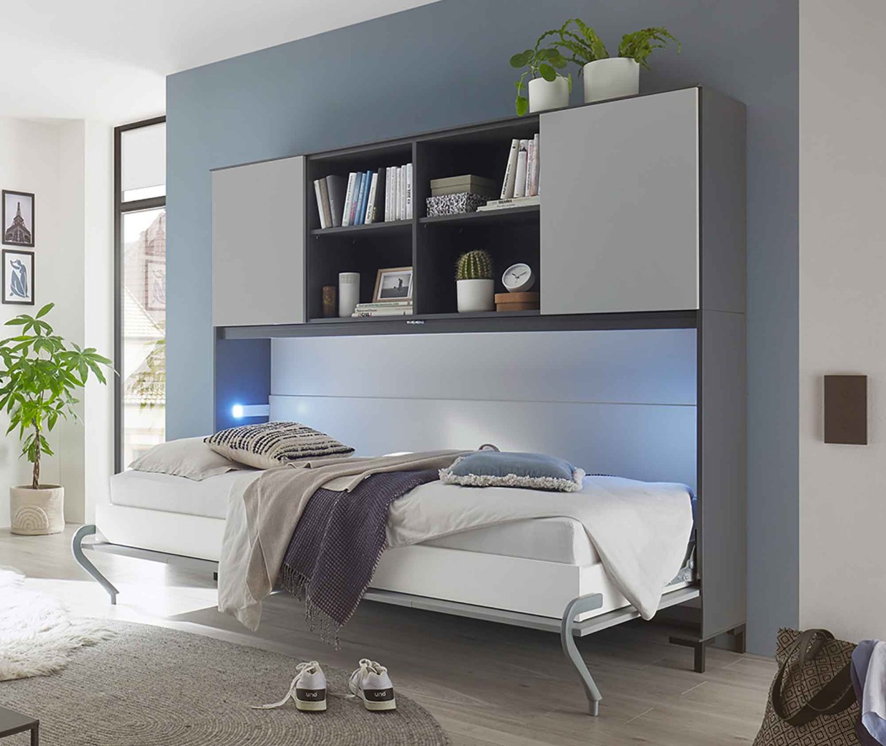 Smart & Clever Querklappbett 90x200
