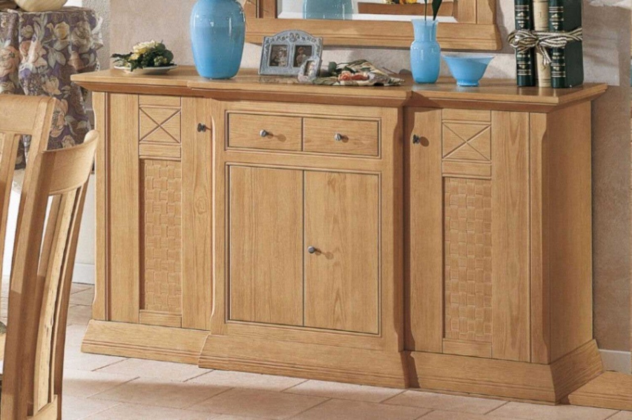 Vienna Landhaus Sideboard Pinie massiv in 4 Farben