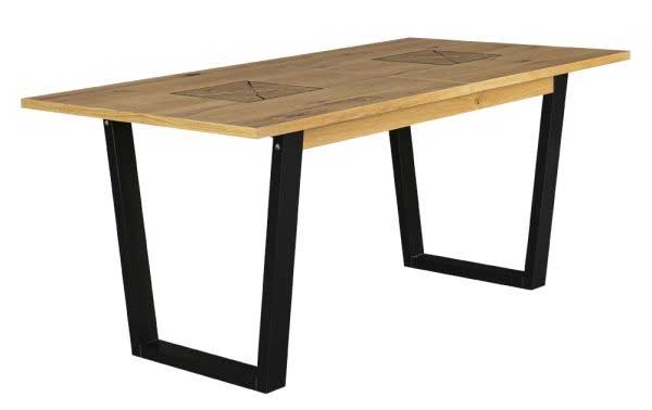 Orbano Oak Esstisch ausziehbar alteiche 160x90 / 180x90 cm