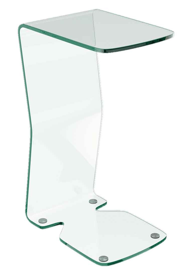 Tina Beistelltisch Glas hoch