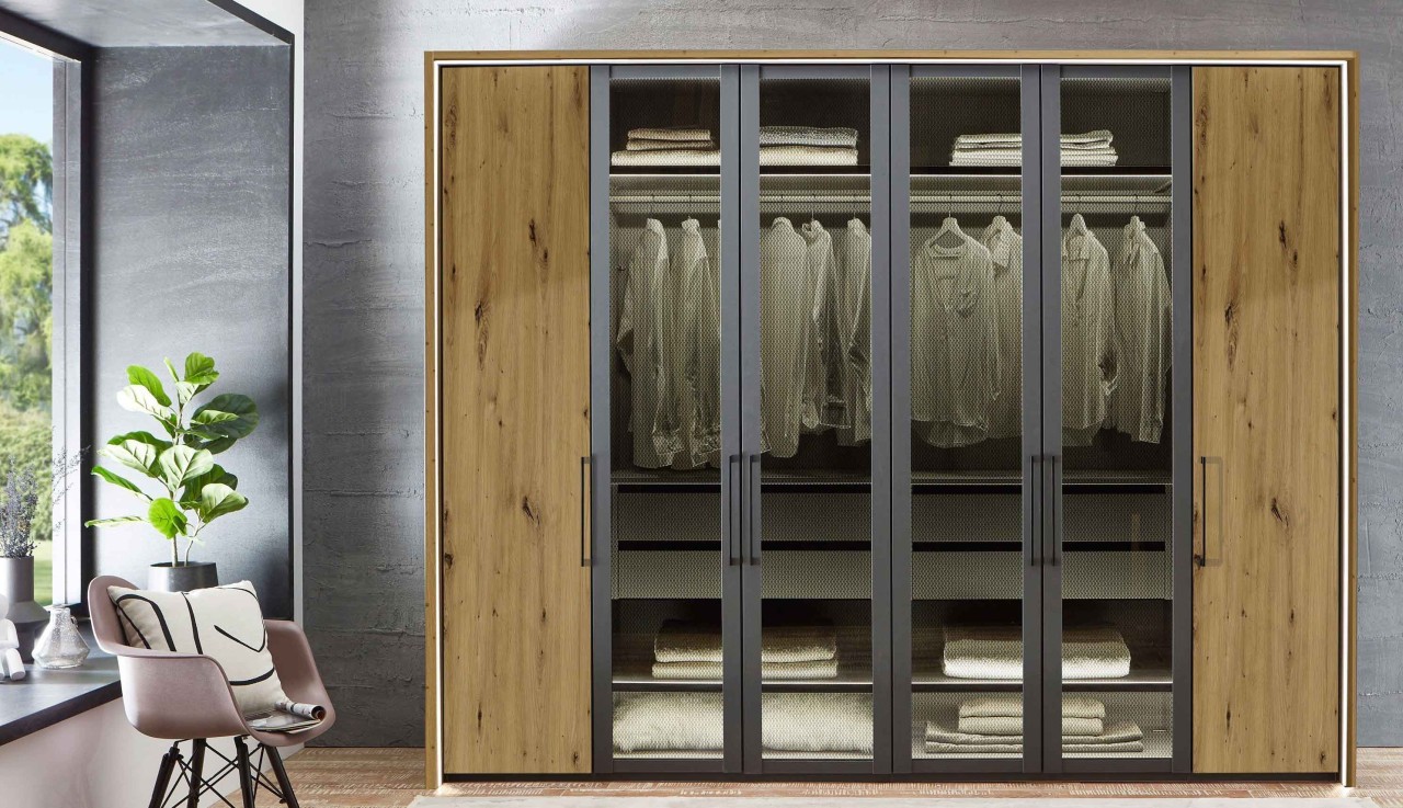 Split Kleiderschrank Parsolglas