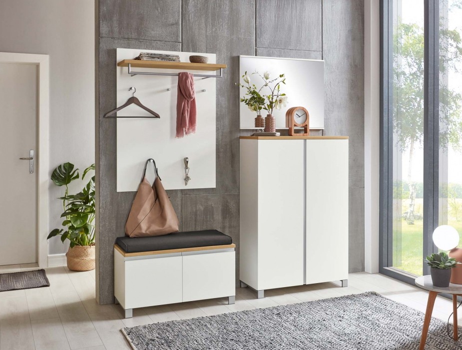 SALEA Garderoben Set weiß