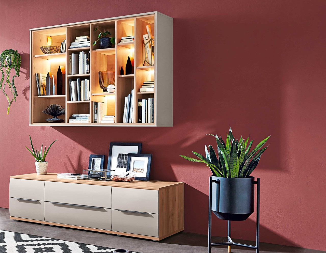 Breege Bücherregal mit TV-Element