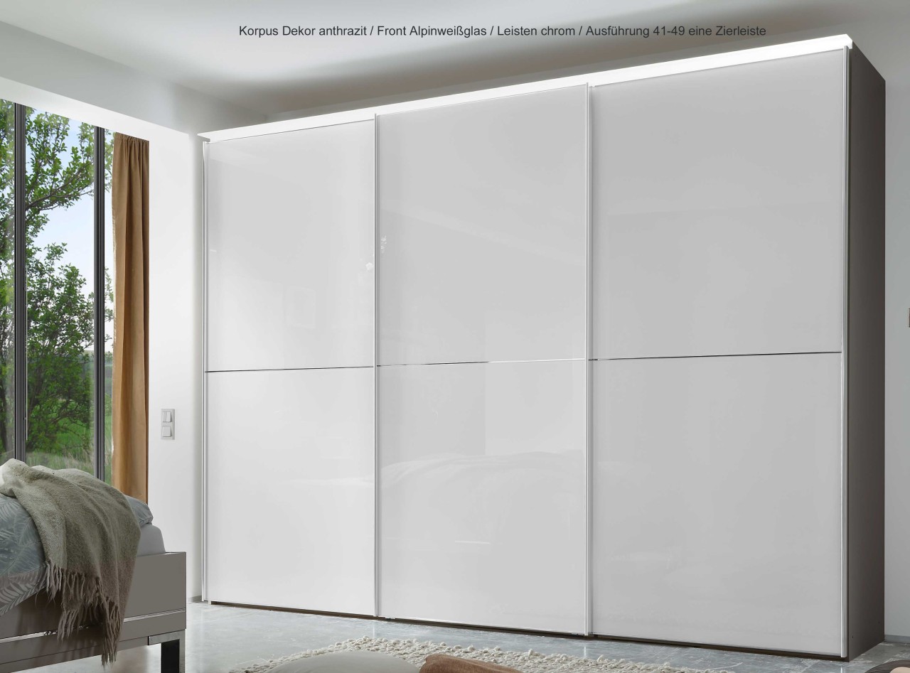 Staud Sinfonie Plus weisser Schwebetürenschrank