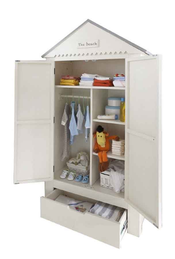 Infanskids Kleiderschrank weiß Kinder