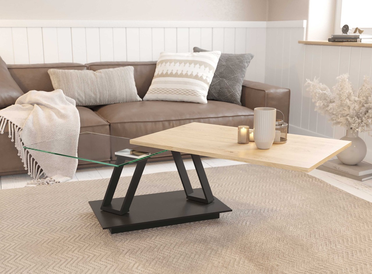 Barcelona Doppel Couchtisch Keramik