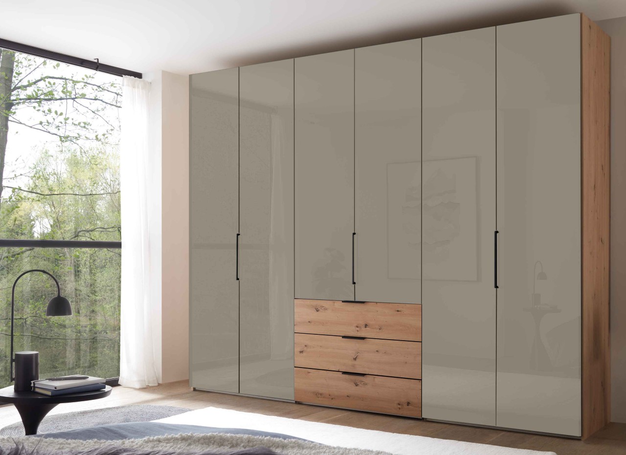 Kleiderschrank 300 cm breit mit Schubladen