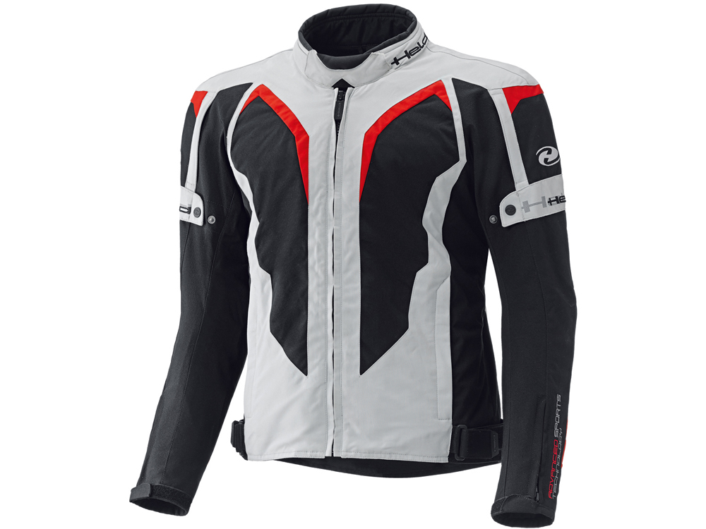 Held Zelda Tex-Jacke Herren (grau/rot/schwarz)