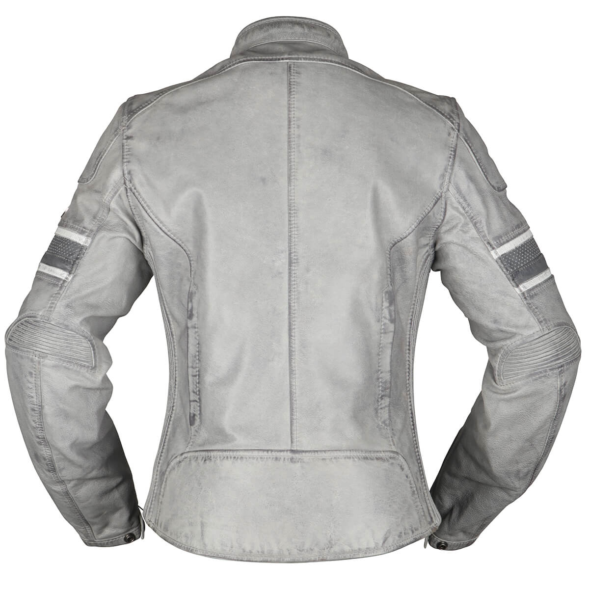 Modeka Iona Motorrad Lederjacke Damen (hellgrau)
