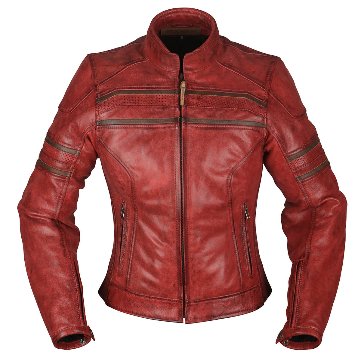 Modeka Iona Motorrad Lederjacke Damen (rot)