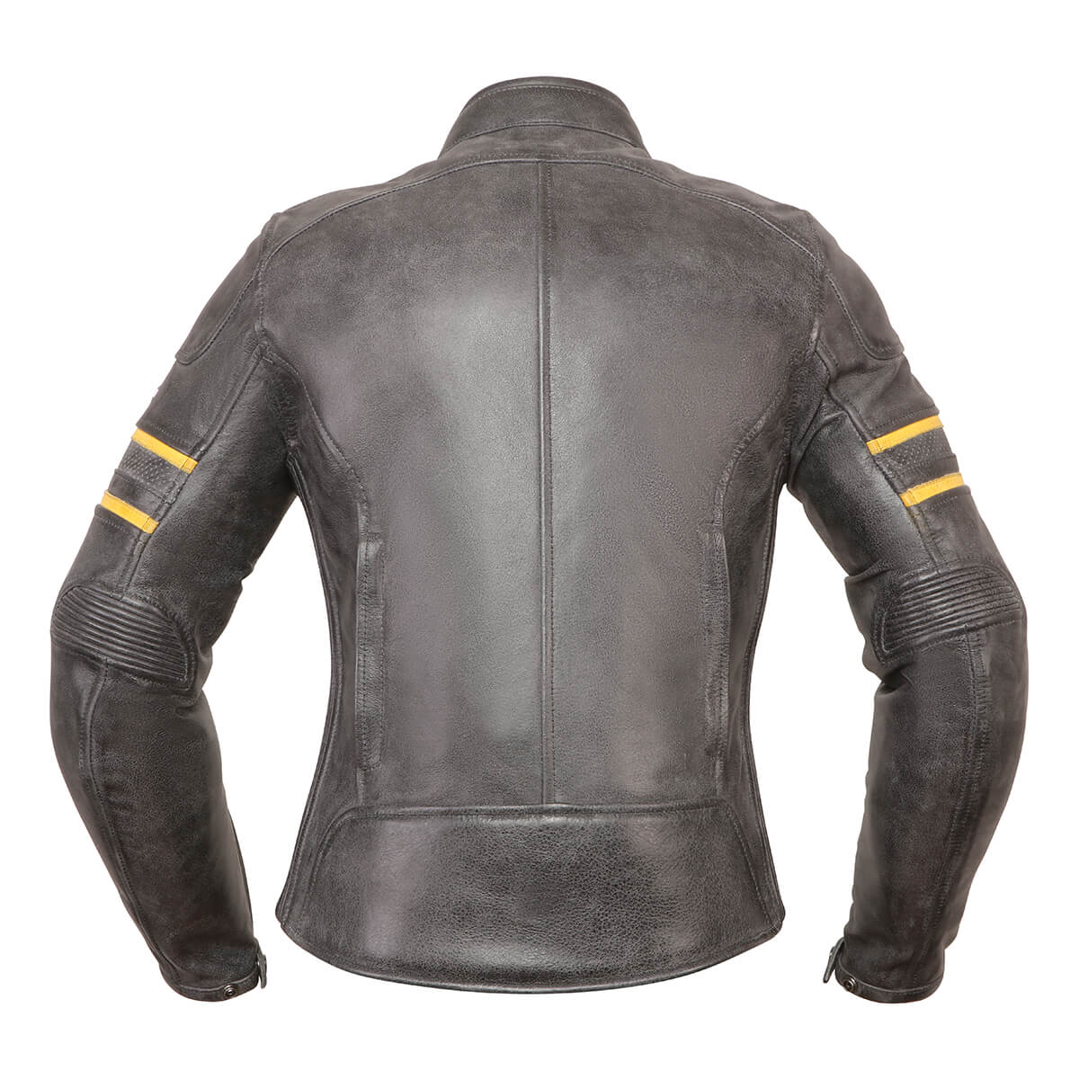 Modeka Iona Motorrad Lederjacke Damen (schwarz/gelb)