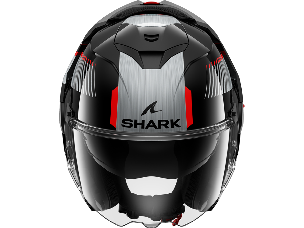 Shark OXO Sikter Motorradhelm (Schwarz/Silber)