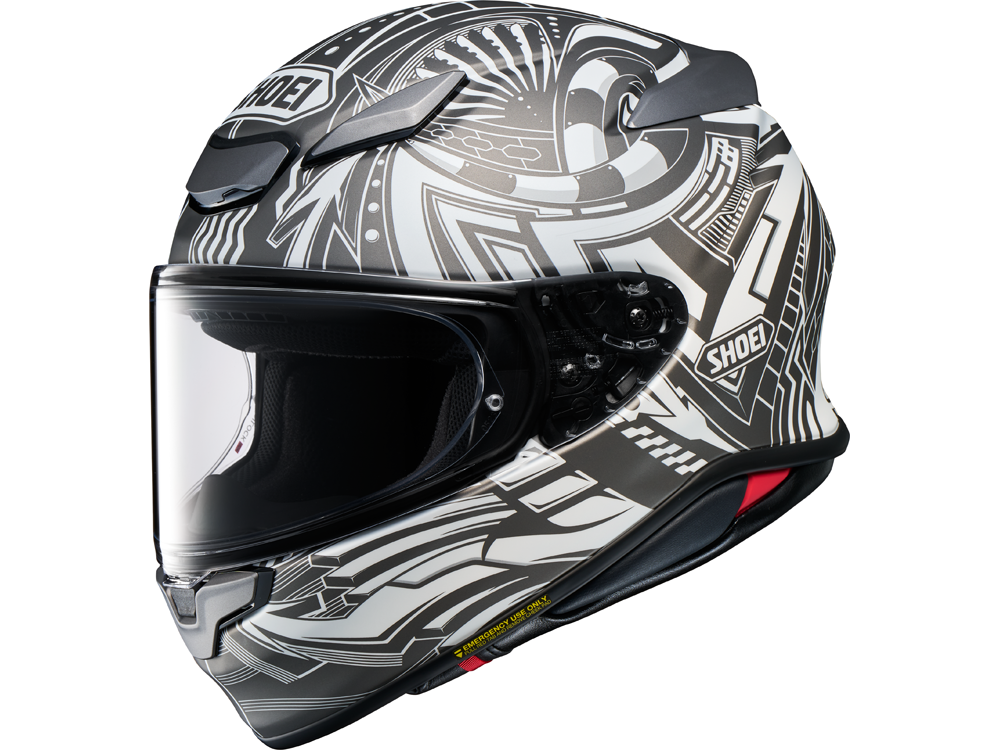 Shoei NXR2 Beaut TC-6 Motorradhelm (Schwarzmatt/Weiß)