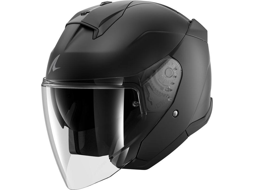 Shark SKWAL JET Blank Motorradhelm (Schwarzmatt)