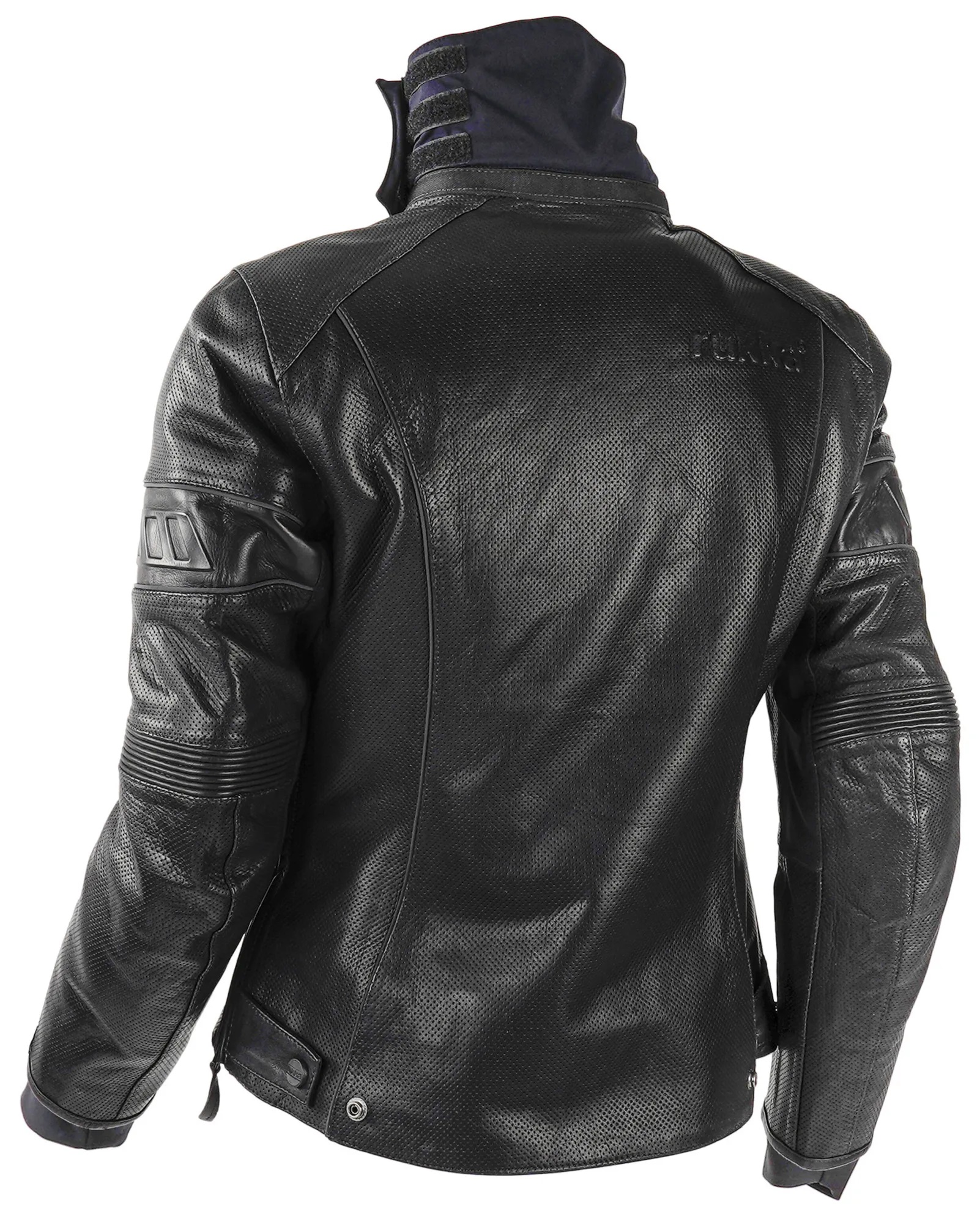 Rukka Aramissy Motorrad Lederjacke Damen (schwarz)