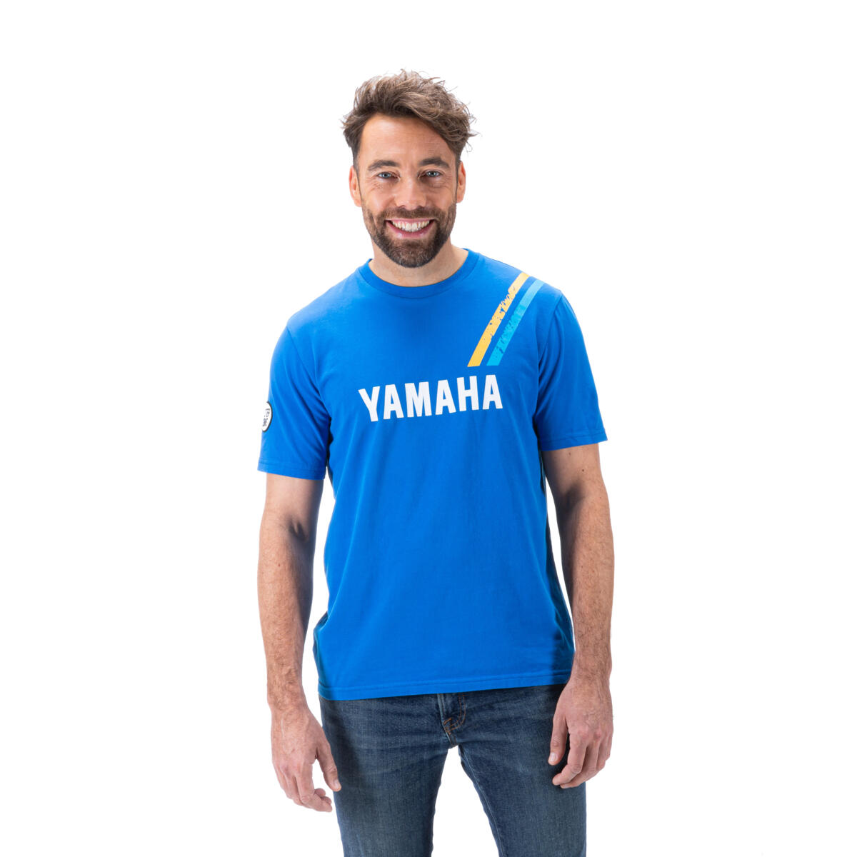 Yamaha Faster Sons Heritage T-Shirt Herren (blau)