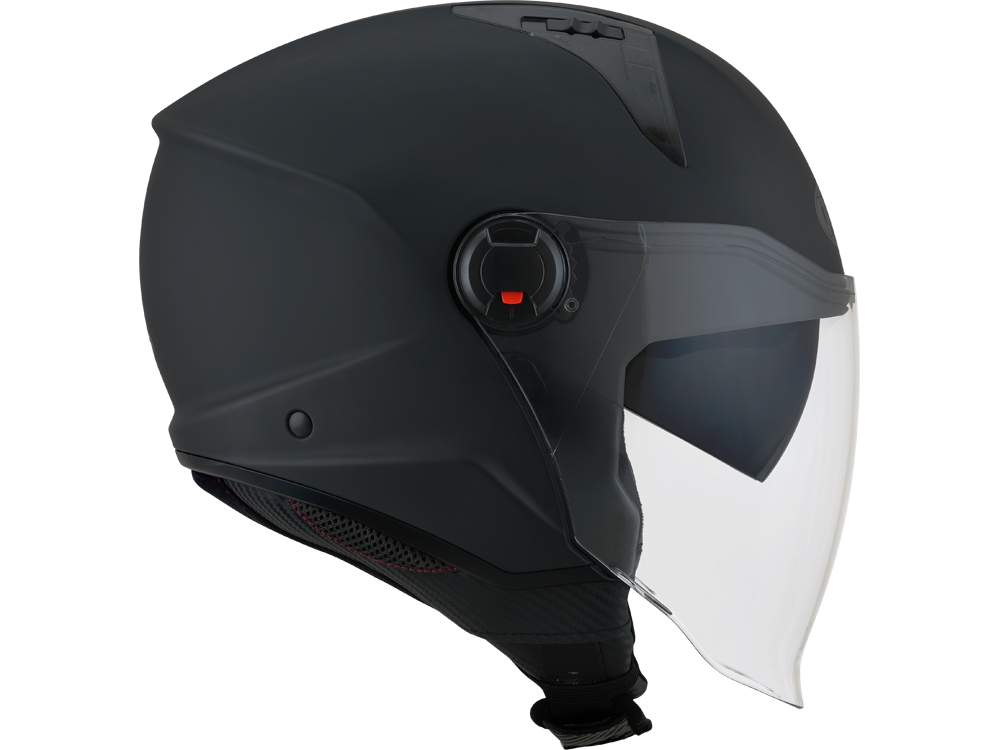 KYT D-City Plain E06 Motorradhelm (Schwarzmatt)