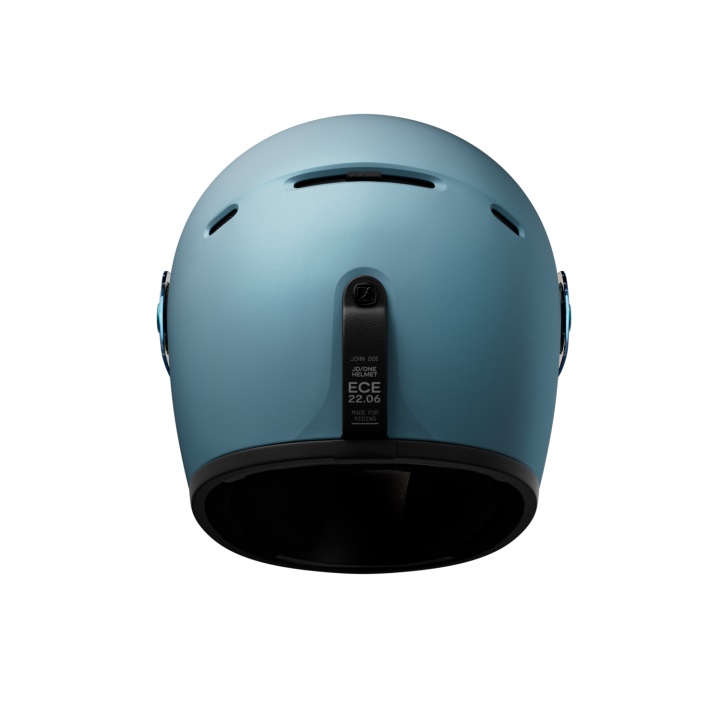 John Doe One Frozen Motorradhelm (Blau)