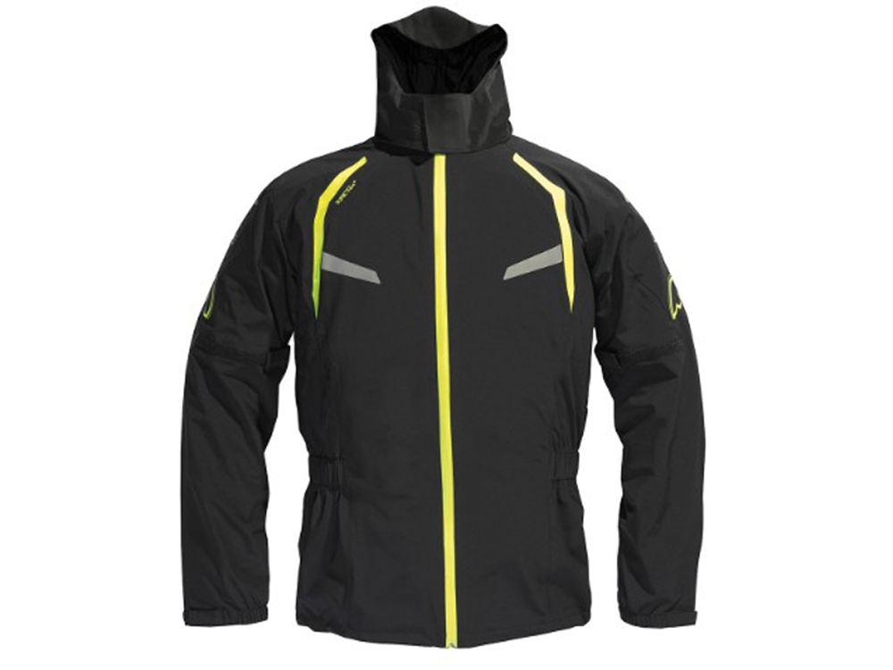 Dane Byge XPR-Regenjacke Herren (Schwarz/Neongelb)