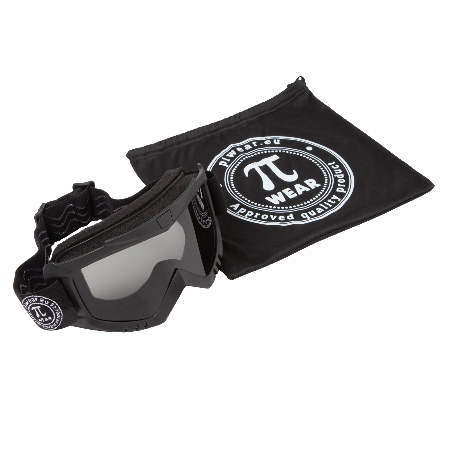 PiWear MX Muddy SM Cross Brille getönt (schwarz/schwarz)