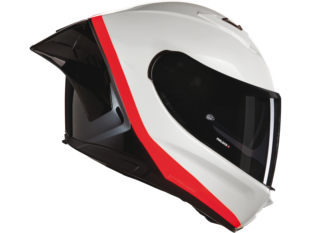 Nolan N60-6 Sport Verniciatura Speciale 347 Motorradhelm (Weiß/Schwarz/Silber)