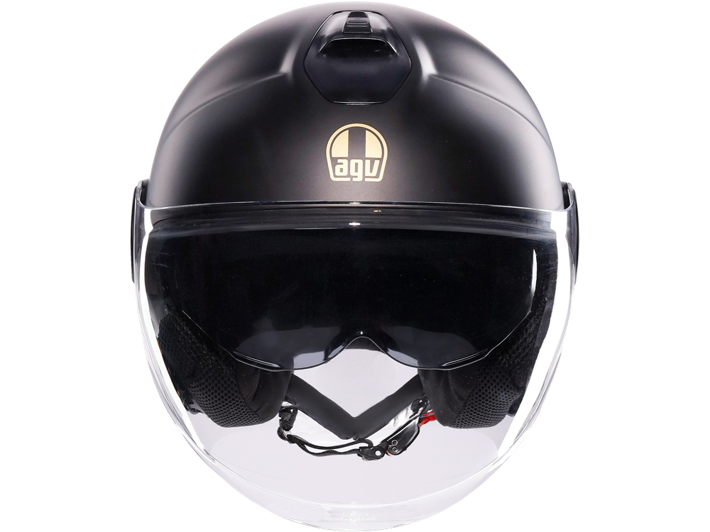 AGV Eteres Ponza Motorradhelm (Schwarzmatt/Gold)