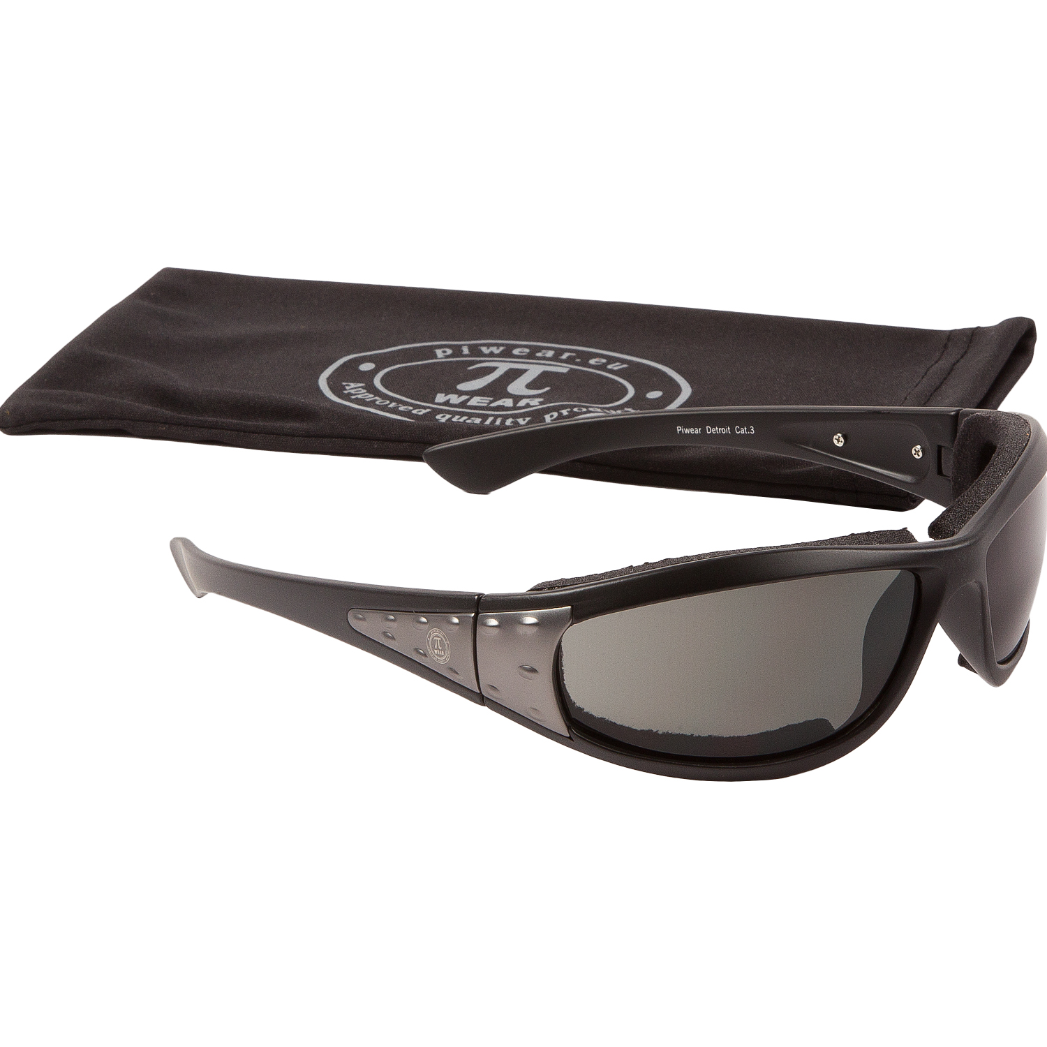 PiWear Detroit SM Brille getönt (schwarz)