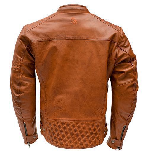 Rusty Stitches Jari Lederjacke inkl. Umverpackung Herren (braun)