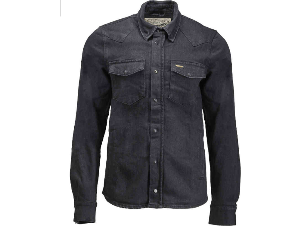 Rokker Rider Shirt Super Light Motorradhemd (Schwarz)