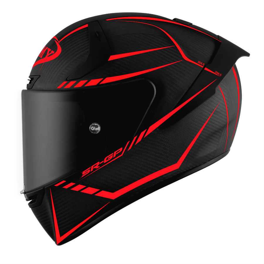 Suomy SR-GP Helm Carbon Supersonic 2023 (schwarzmatt/rot)