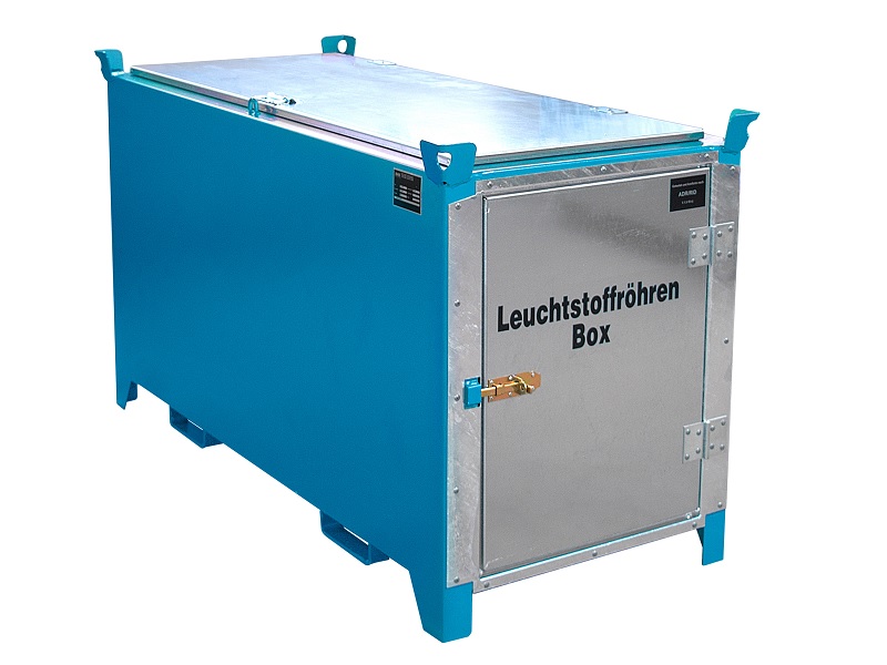 BAUER Südlohn Leuchtstoffröhren-Box SL-D 150, Lichtblau, ca. 1.100 Stück Ø 25 mmca. 500 Stück Ø 37 mm