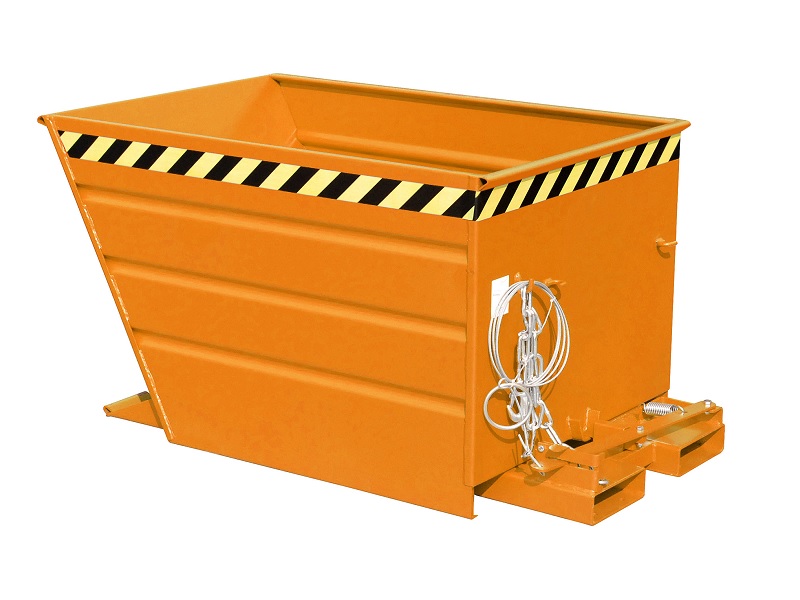 BAUER Südlohn Kippbehälter VG 550, Gelborange
