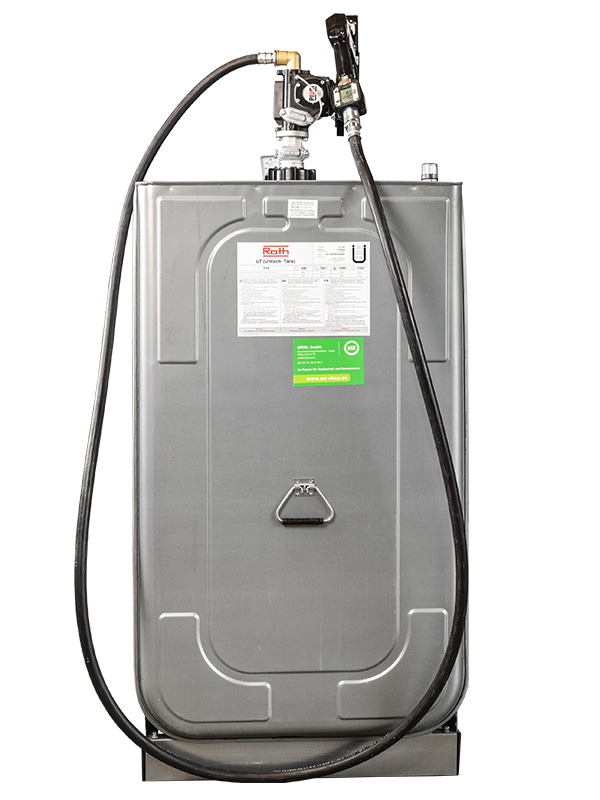 Roth Dieseltankanlage mit 12 V Pumpe, Lagerbehälter - Unitech, 750 Liter