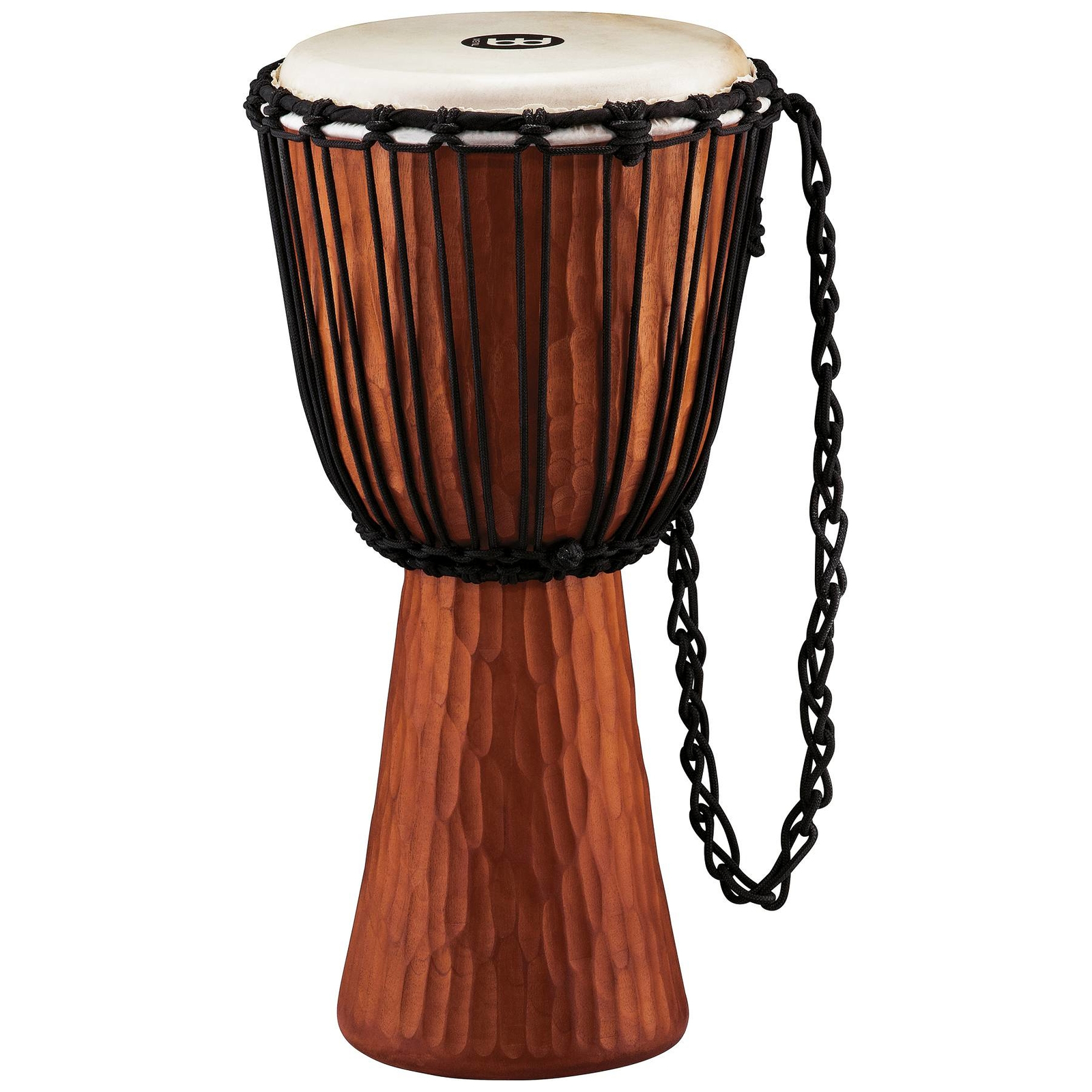 Meinl Percussion HDJ4-L - 12' Rope Tuned Headliner® Series Wood Djembe, Nile Series