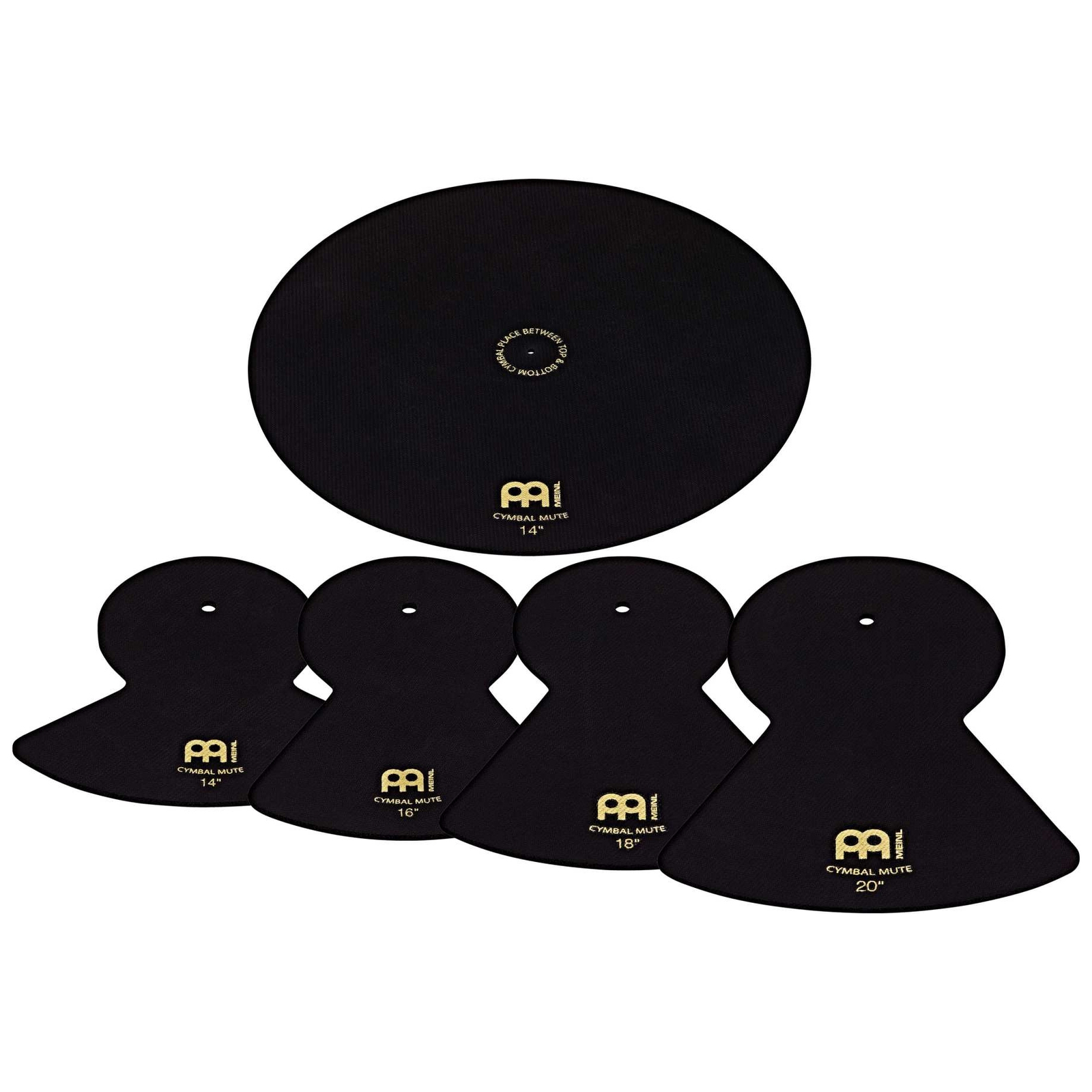 Meinl Cymbals MCM-14161820 - Cymbal Mute Set 14' / 16' / 18' / 20'