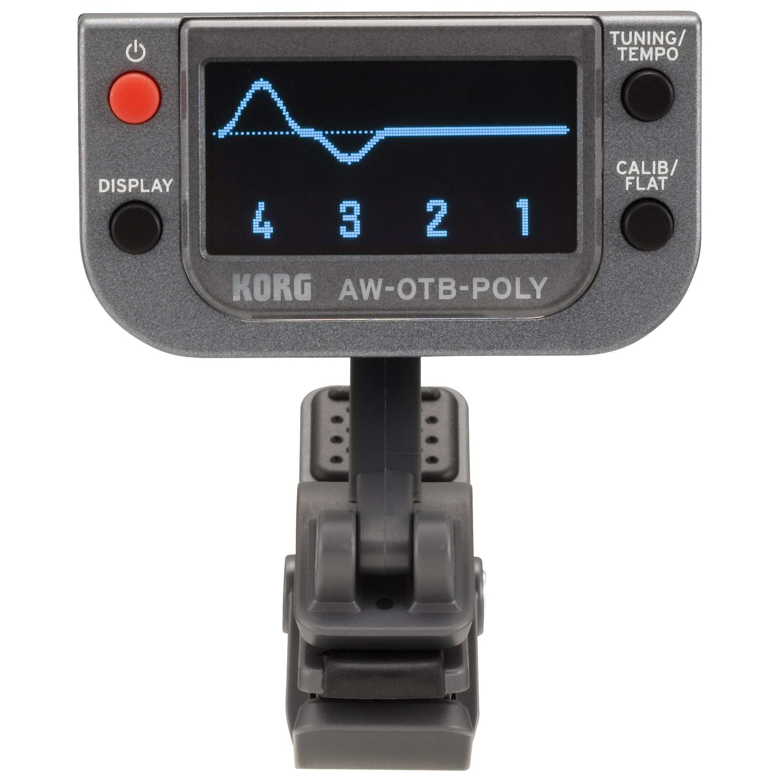 Korg AW-OTB Poly OLED Clip-On Tuner Bass