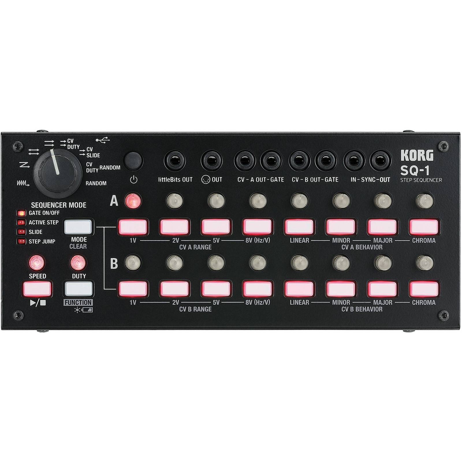 Korg Synthesizer Korg SQ-1 2x8 Step Sequenzer; CV/Midi