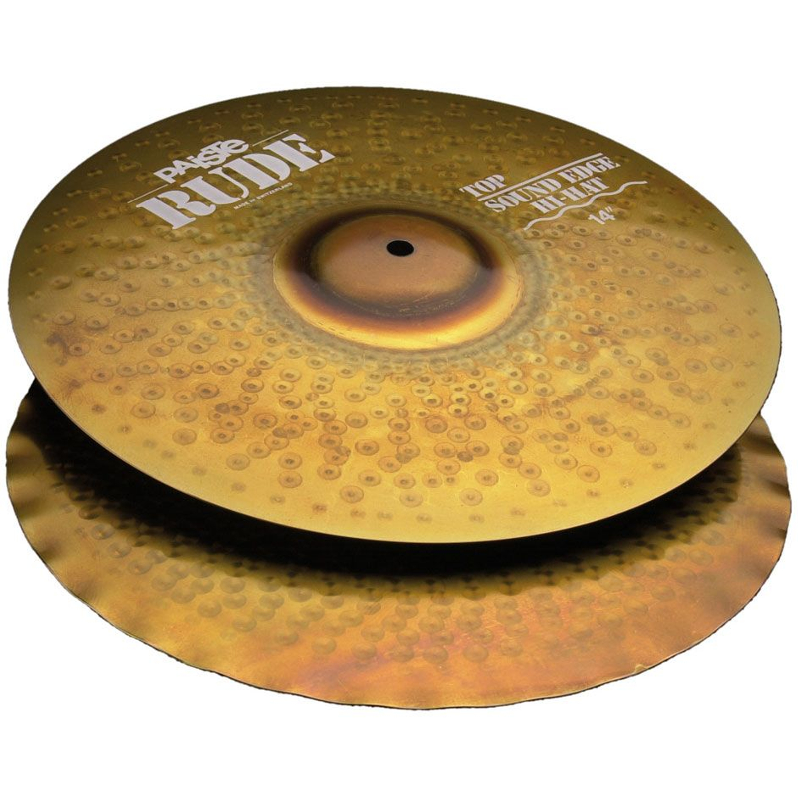 Paiste Hi-Hat-Becken Paiste RUDE 14' Sound Edge HiHat HiHat-Becken, 14', Sound Edge, Natural