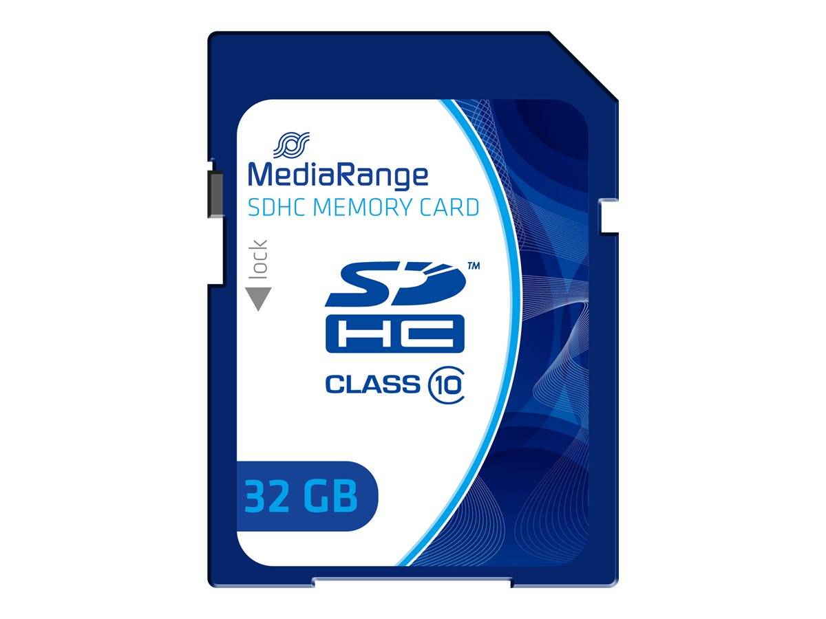 MediaRange SD Speicherkarte 32GB SDHC Klasse 10