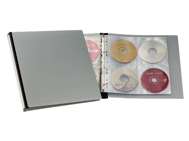 DURABLE CD/DVD ALBUM 96 Ringbuch für 96 CDs/DVDs schwarz