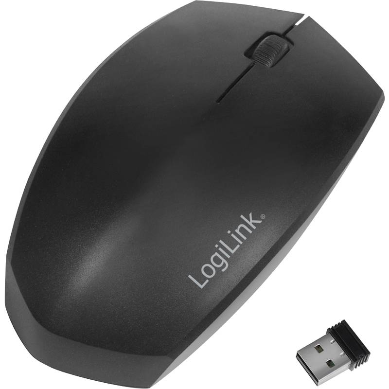 Logilink Maus Bluetooth 4.2 + Funk 2,4 GHz, dual-Modus black