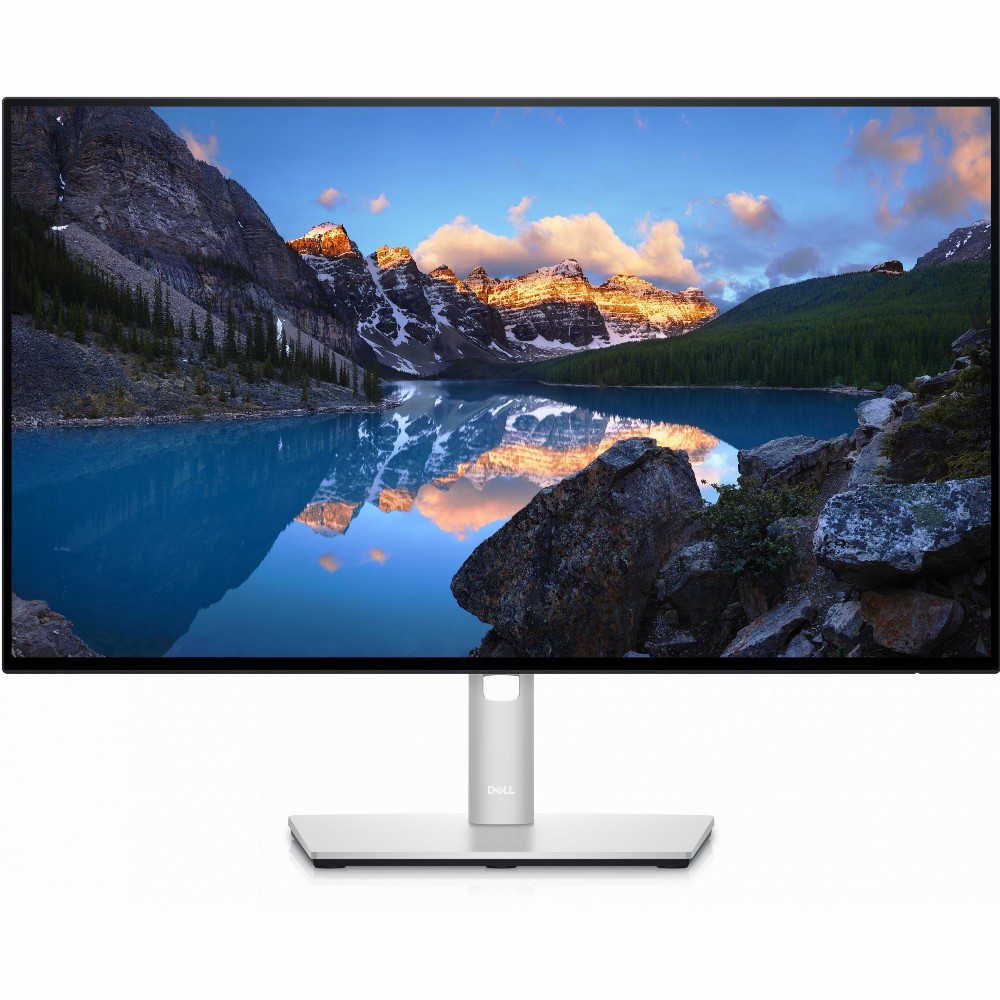 DELL UltraSharp 24 Monitor mit USB-C-Hub – U2422HE, 61 cm (24 Zoll), 1920 x 1080 Pixel, Full HD, LCD, 8 ms, Schwarz, Silber