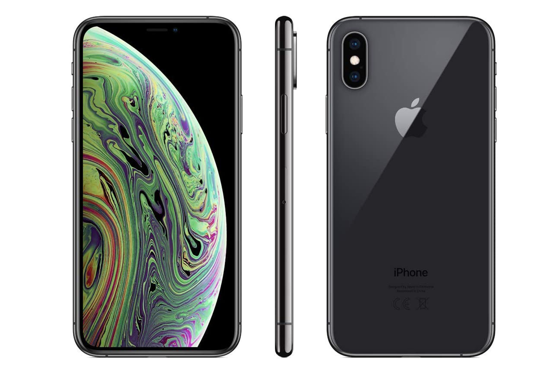 Apple iPhone XS Smartphone, Space Grau 256Gb (ohne SIM-Lock) Super Retina Oled