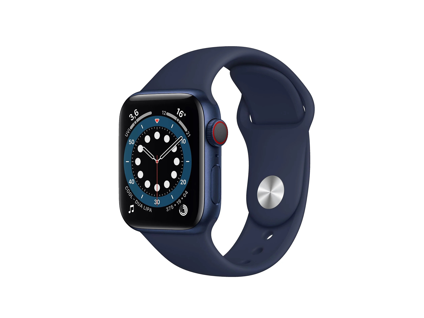 Apple Watch Series 6 (Gps + Cellular) 40mm Blau Smartwatch, (A2293 / A2375)