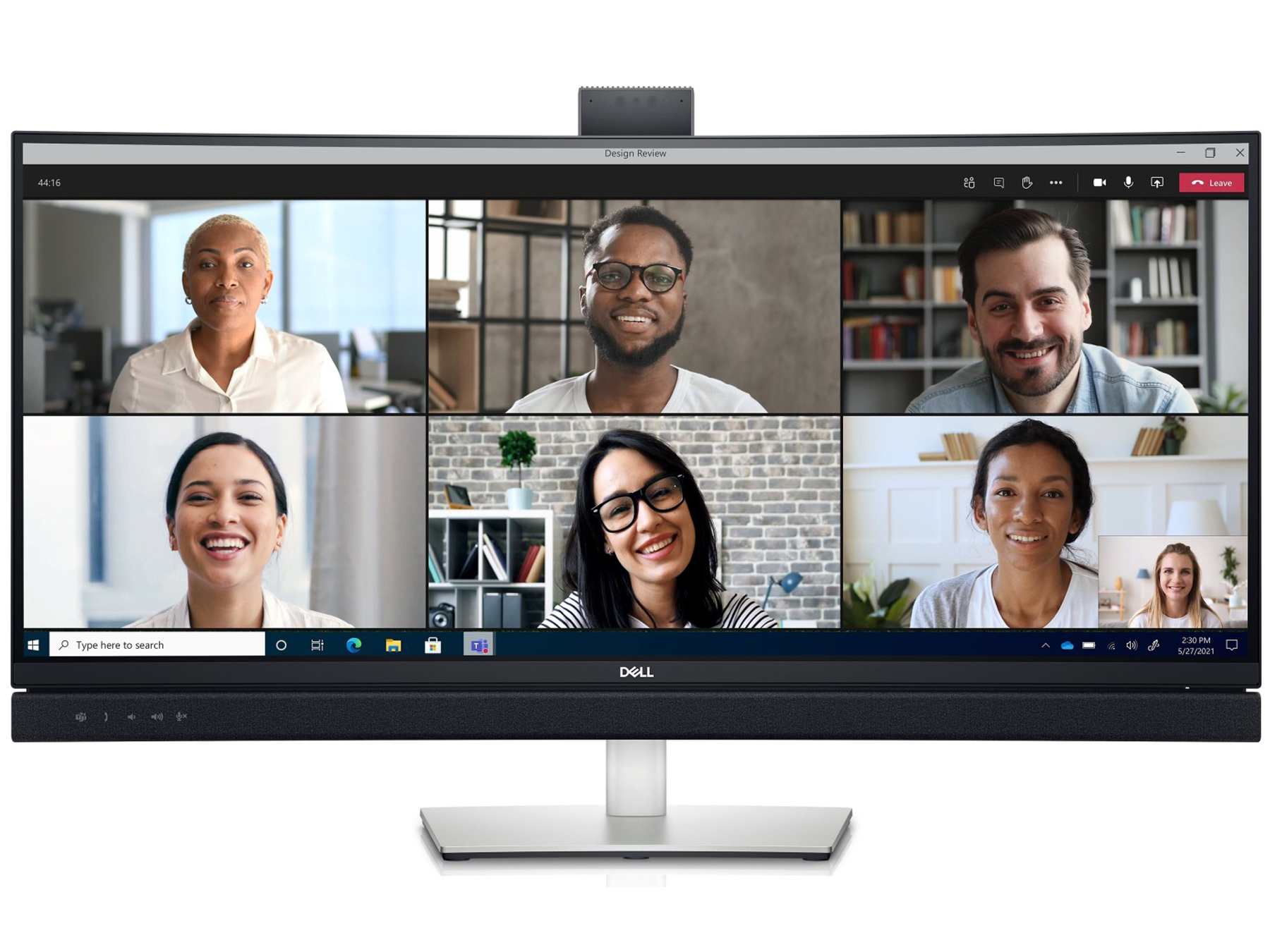 Dell C3422We Curved 34' Monitor 3440 x 1440 Ips, 1000:1, 300cd/m², 5ms, sRGB 99%