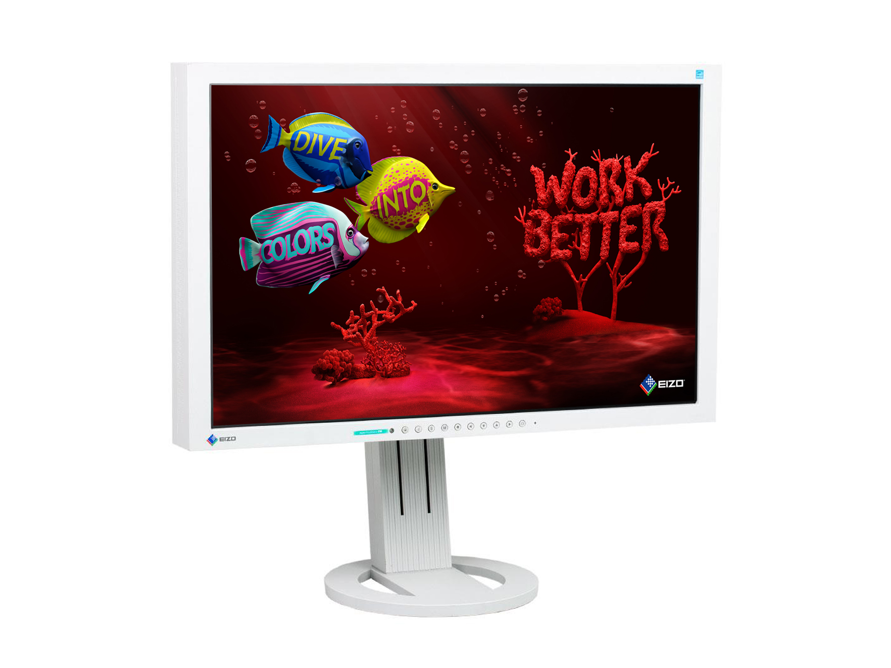 Eizo FlexScan S2433W Monitor 24 Zoll S-Pva 1920x1200, 1000:1, 360cd/m², 6ms