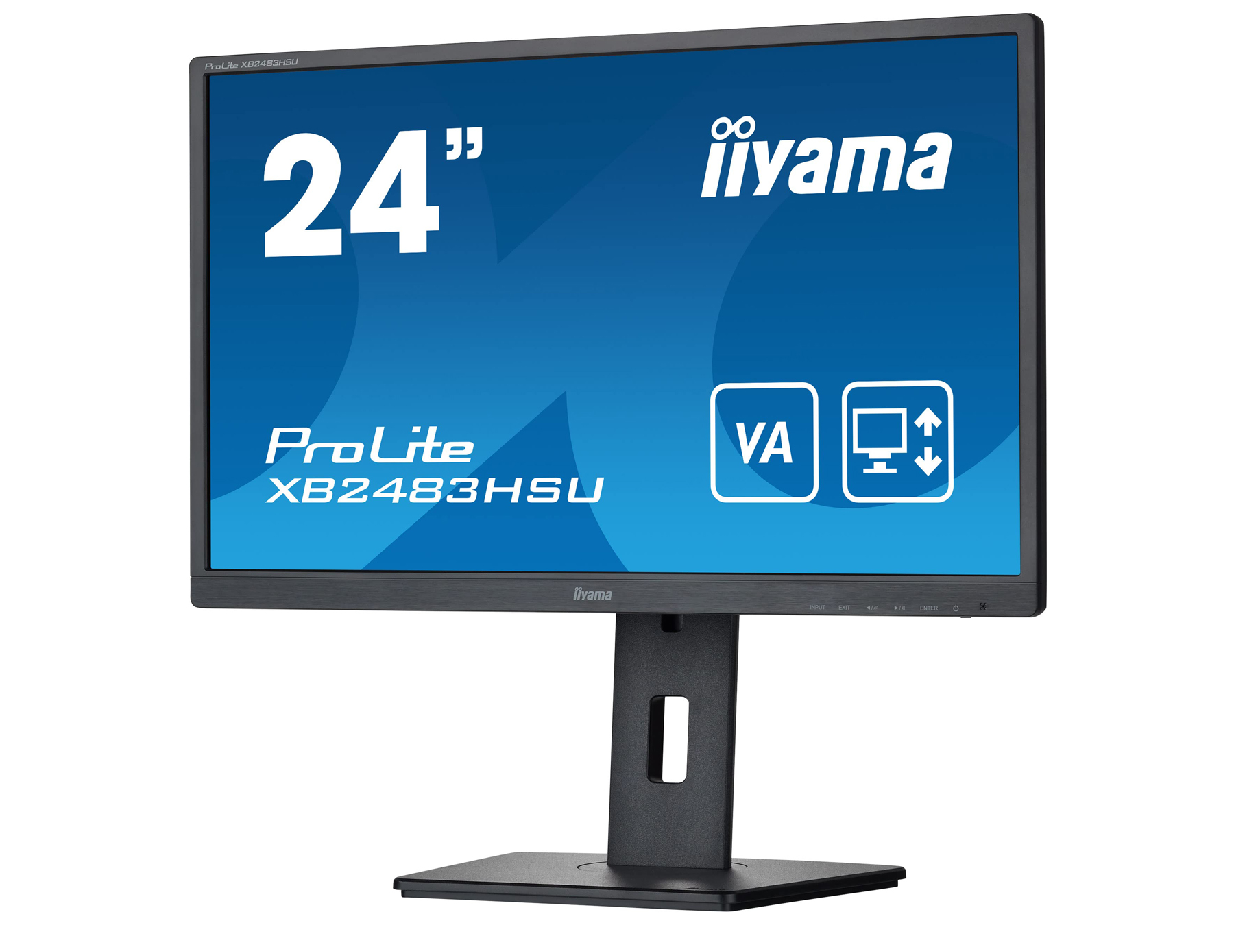 Iiyama ProLite Xb2483Hsu Monitor 23.8' FHD Amva LED matt, 4ms, 250cd/m², 3000:1