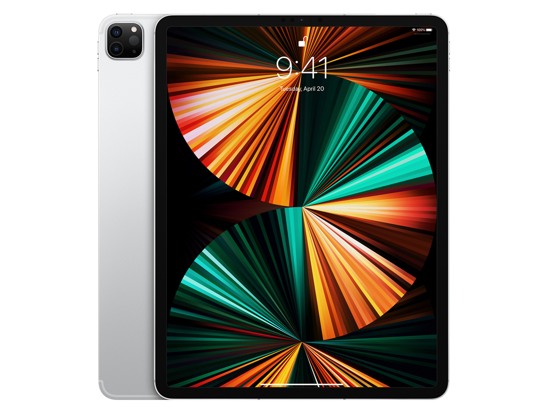 Apple iPad Pro 12.9' Retina 2021 5th Gen Wi-Fi + Cellular 256Gb Silver A2461